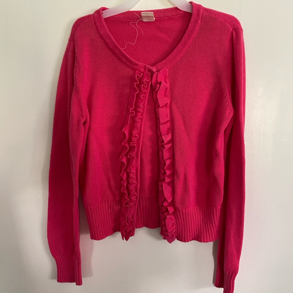 Old Navy pink cardigan